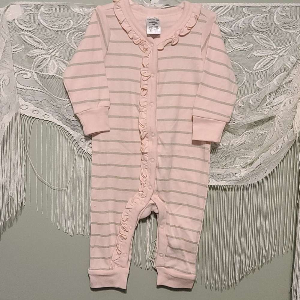 Soft organic cotton sleeper (3-6 months)